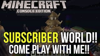 Minecraft Xbox & PS3: Subscriber World Opening! Come Play!