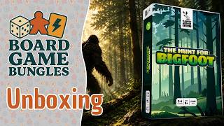 The Hunt for Bigfoot Board Game Unboxing | Can We Find the Legend