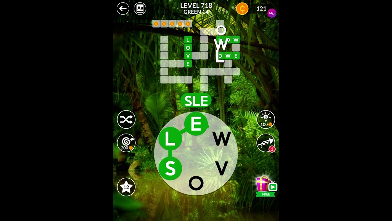 Words apes Level 718 Green 14