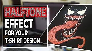 How to make a halftone effect for your t-shirt design