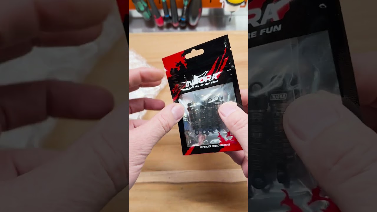 NEW Injora 36mm Big Bore Shocks   #rccrawler #injora #rccrawling #bigbore #scx24 #scx24mods