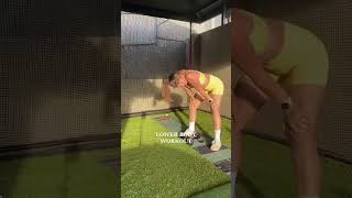 This got me sweating 🥵#workout #lowerbody #activewear #matchingset #fitness #vlog #mom