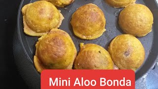 Aloo Bonda | Batata vada without oil fry | दो बूंद तेल से बनाये आलू बोंडा |10 minute snacks recipe