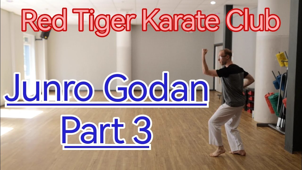 Junro Godan Part 3 (slow) - Red Tiger Karate Club