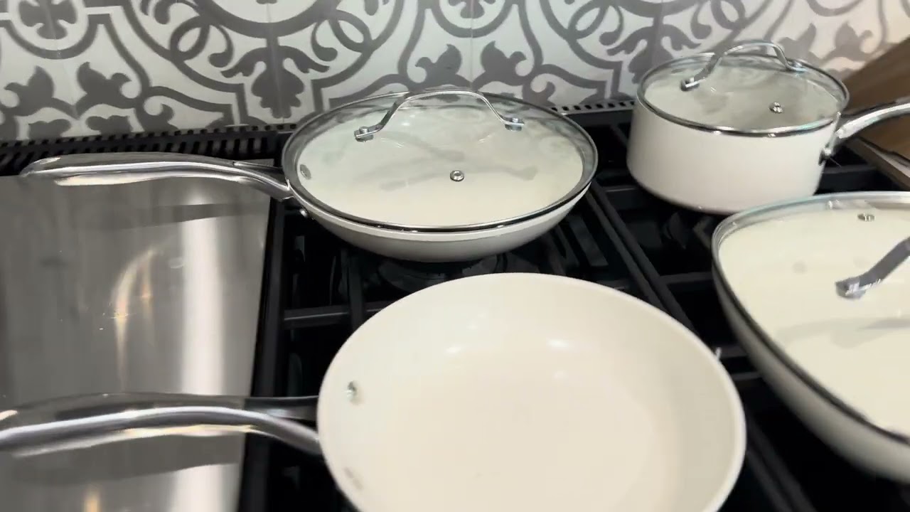 Gotham Steel 12 Pc Ceramic Pots and Pans Set Non Stick Review