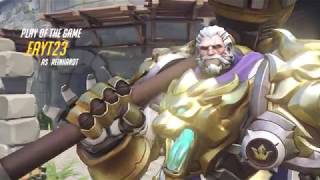 Press Q to Win...Followed up by Left Shift(Reinhardt - Eichenwalde)