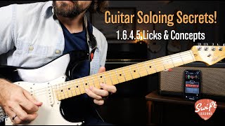 How to Solo Over Common Chord Progressions 1645 Lead Guitar Lesson
