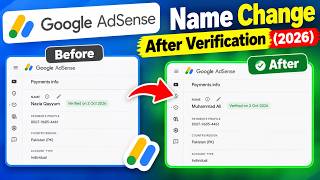 Information AdSense Name Change After Verification (2026) | How to Change AdSense Name News