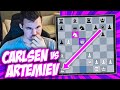 Carlsen Offers Artemiev to Take His Rook With Fianchettoed Bishop | Carlsen vs Artemiev Death Match