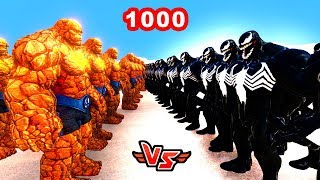 1000 TAŞ ADAM VS 1000 VENOM   Süper Kahramanlar