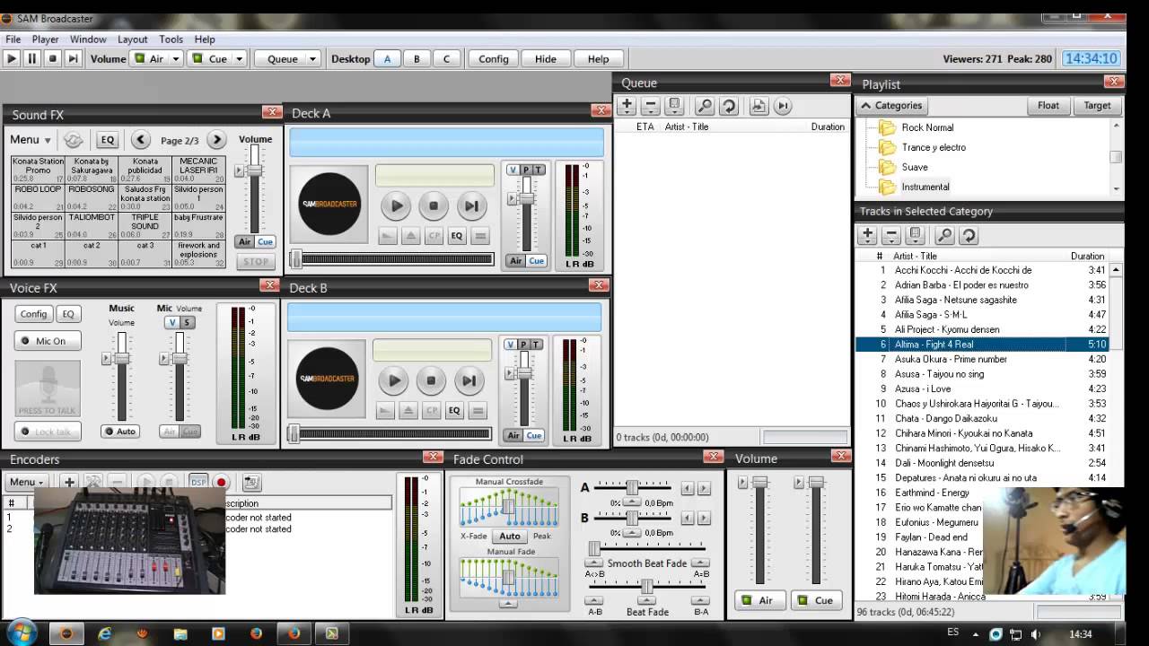 Conectar el SAM Broadcaster a una Consola (mixer) Video 2 by ExFry