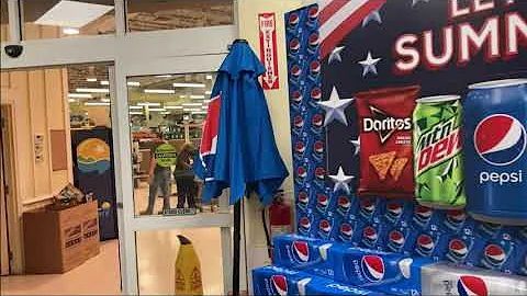 PEPSI DISPLAY AT LOWES FOOD (MEMORIAL DAY WEEKEND)