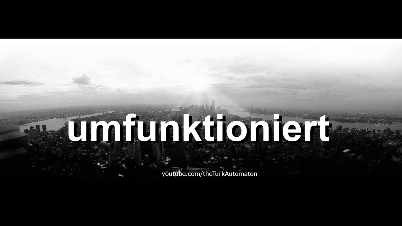 Как произносится umfunktioniert на немецком языке?