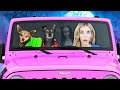 Dogs 24 OVERNIGHT IN Rebecca"s New Pink Jeep Challenge