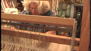 Nancy Today: Dressing the loom ASMR weaving