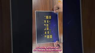 UV Double Side Printing Effect Show