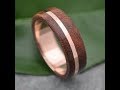 Wood or Copper and Wood Rings Wood or Copper and Wood Rings