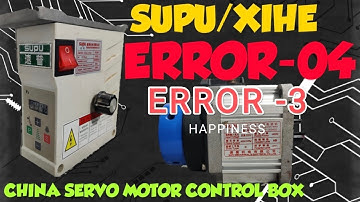 SUPU/XIHE Error-3 ! servo motor E-3 #jacksewing #f5 jack #motor #servomotor #machinesewing #chaina