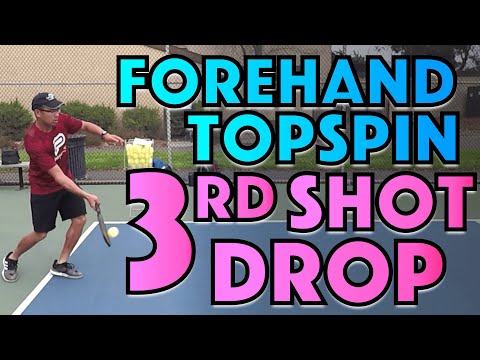 Topspin Forehand 3rd Shot Drop - How to hit an offensive 3rd shot drop  (Advanced)