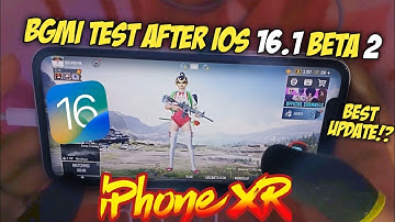 iPhone XR Bgmi Test After iOS 16.1 beta 2 🔥 Battery Issue? Lag?