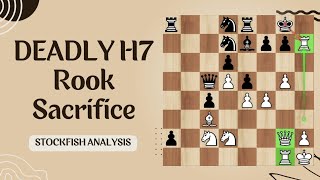 Alphazero Vs Stockfish Insane Rook Sacrifice On H7 Deadly Chess Trap Explained
