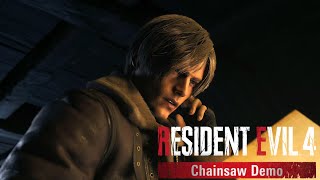 Resident Evil 4 Remake Chainsaw Demo 4k HDR