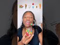 Rainbow boarding challenge blue red Gami #satisfying #food #reaction