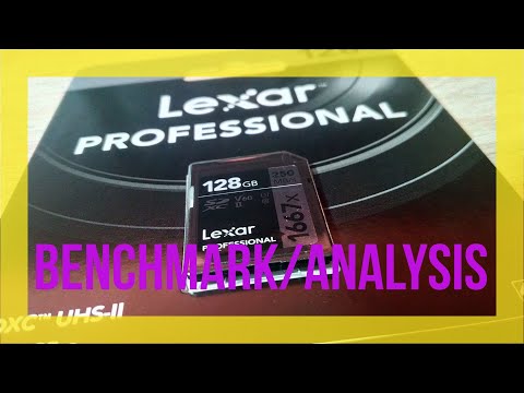 Lexar Professional 1667x 128GB SDXC UHS-II, Benchmark/Analysis with UHS-I Card Reader. 4K