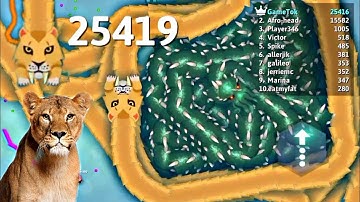 Snake Io🐍 Tondo Lion Vs Old Dreamer Skin Big Meech Epic Gameplay #SnakeIo #SnakeGame