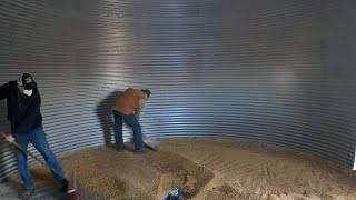Cleaning Out The Grain Bin