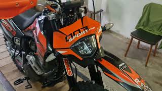 Мотоцикл Regulmoto Sport-003 PRO.  Подключение ходового огня от зажигания🏍👍