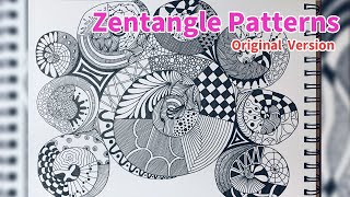 ASMR Zentangle art | Zentangle Patterns | Zentangle | Zentangle Art | Doodle art | Original Version