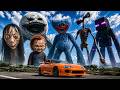 SUPRA vs 15 GIANT MONSTERS! #8 (Siren Head, Chucky Doll, Enderman) | BeamNG Drive