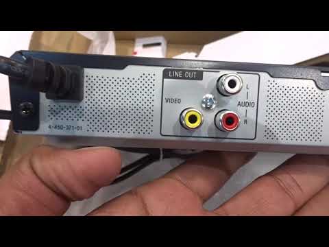 Unboxing Sony DVP-SR370 DVD Player with USB Connectivity (Supported AV cable)Technology with Music