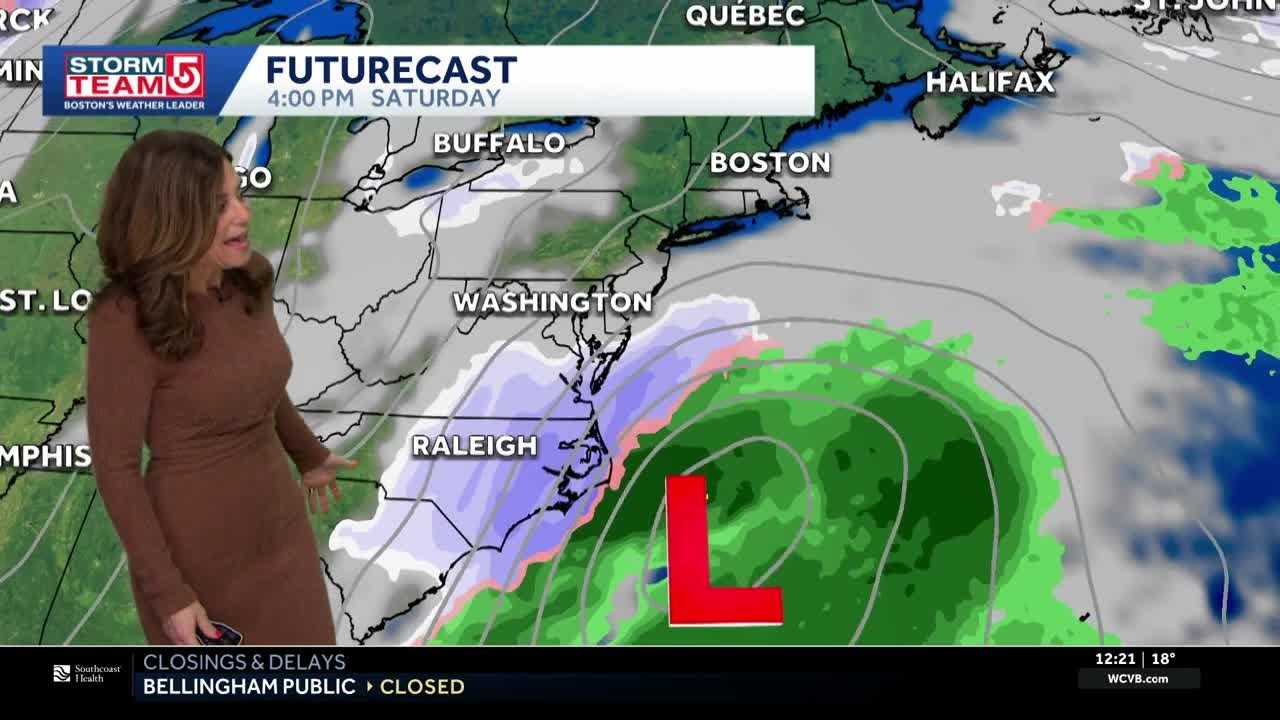 Video: Tracking possible strong coastal weekend storm - YouTube