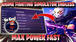 Anime Fighting Simulator Endless Script No Key Auto Farm, Fast Auto Areas, Infinite Stats & More