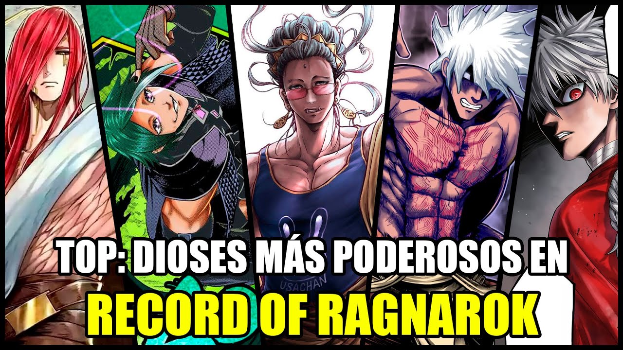 DIOSES en RECORD OF RAGNAROK del menos al más PODEROSO | Shuumatsu no Valkyrie