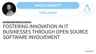 Fostering Innovation in IT Businesses through Open Source Software Involvement | Daniele Gobbetti
