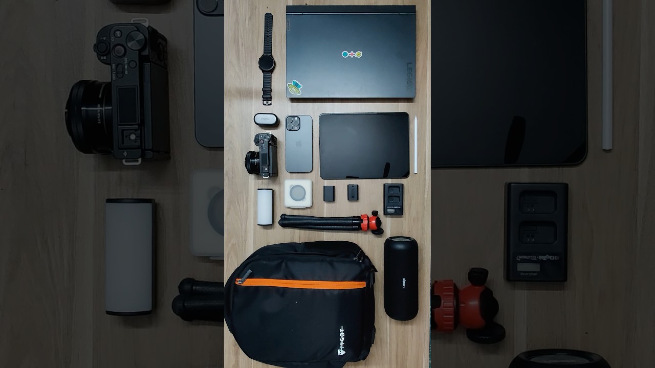 #iphone16promax #lenovo #legion #sonyzve10 #knfilters #ulanzi #whatsinmybag #2025 #tech #accessories