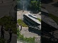 Luxury Yacht Crashes During Transport—Unbelievable Scene! 😱 #YachtCrash #TransportFail