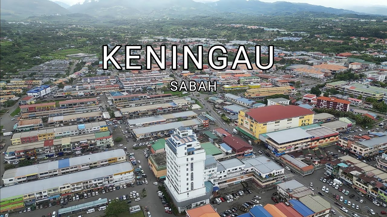 Keningau Town In Aircraft View