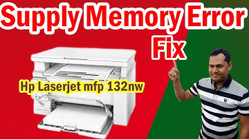 How To Fix Hp Laserjet Pro mfp 132nw Printer Supply Memory Error || Supply Memory Error Fix