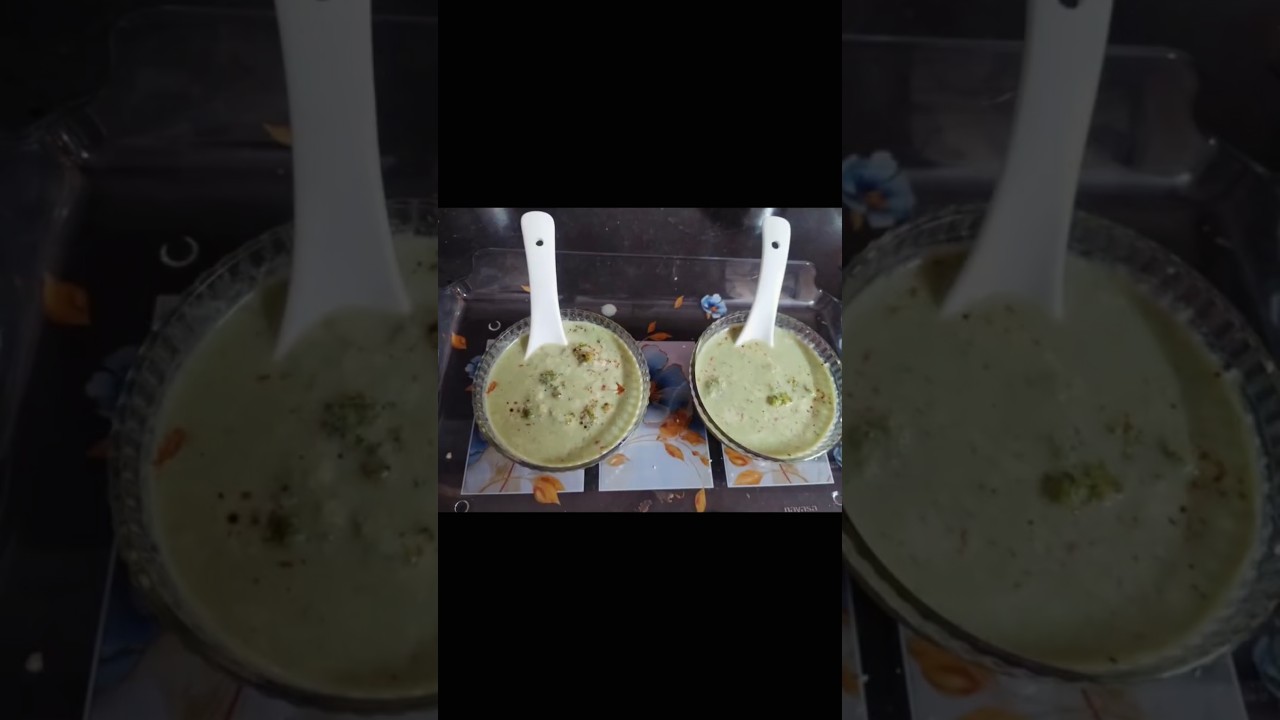 Brocolli Almond Creamy Soup😊Healthy food as it's without cream