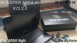 Monster Abra A5 V21.2.2 Kutu Açilimi Oyun Ve Performans Testi̇
