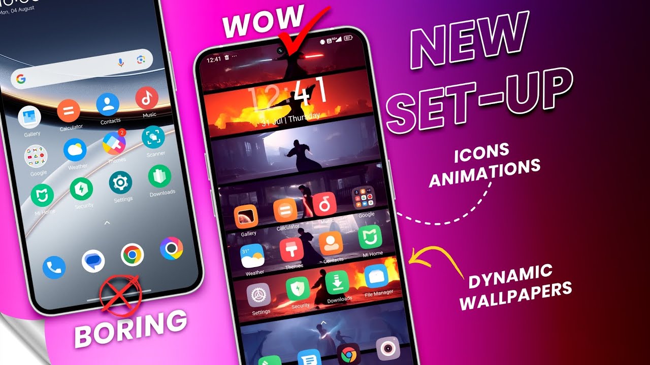 POCO F7 - Apply these Setting and improve 10X Home Screen Setup, icon Animation, Moving walls..more