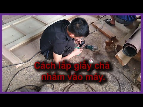 Video Cách lắp giấy chà nhám vào máy - youtube