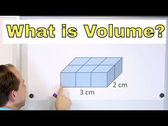 What is Volume in Math?  Calculate Volume of Rectangular Prisms & Cubes w/ Units - [5-8-13] class=