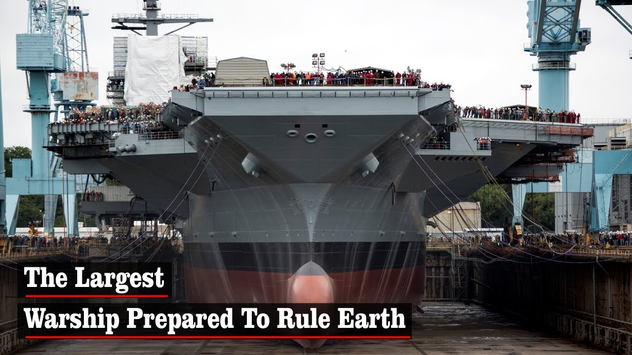 The largest warship ever built by humans in history is ready for action.