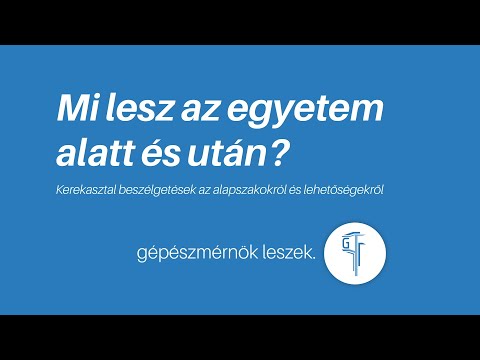 Videó: Mi az a gépészmérnök?