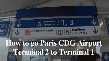 Comment aller au terminal 1 Charles de Gaulle ?